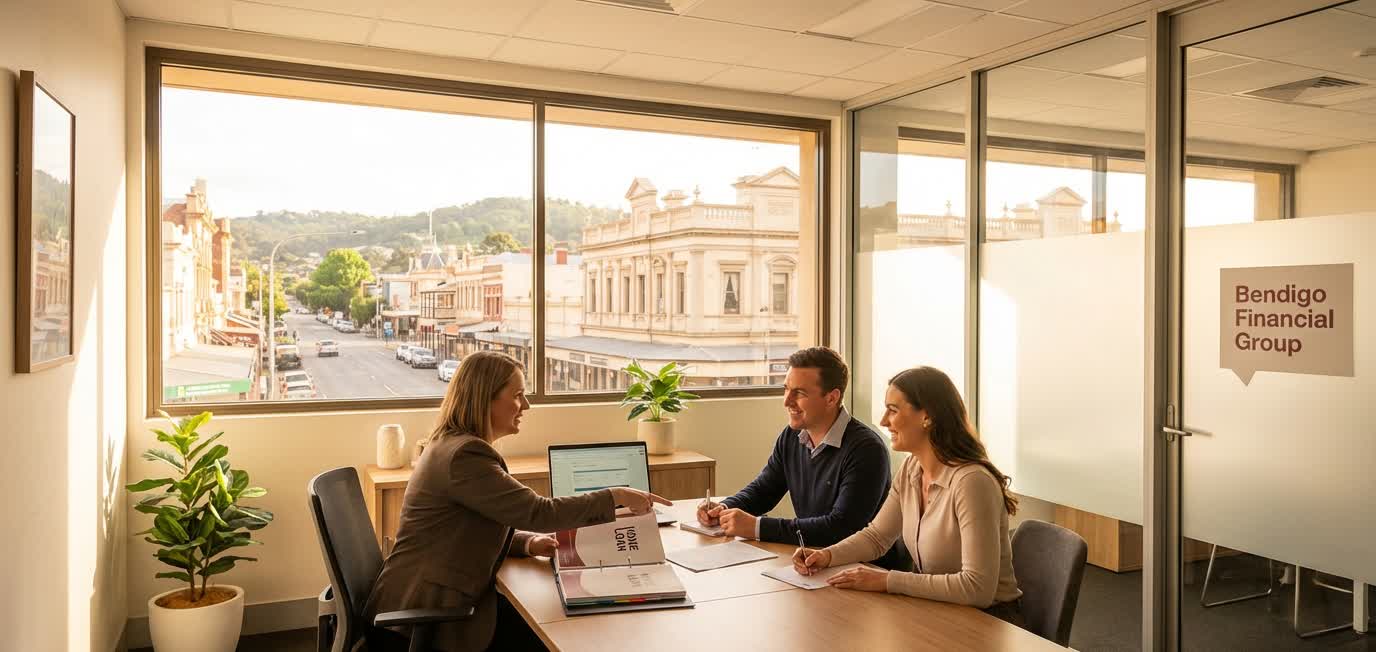 Home loan broker helping Bendigo family review mortgage options